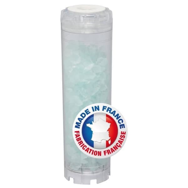 AQUAWATER uppladdningsbar anti-kalk- och korrosionsskyddspatron - Silikofosfat 700g - 12 månader