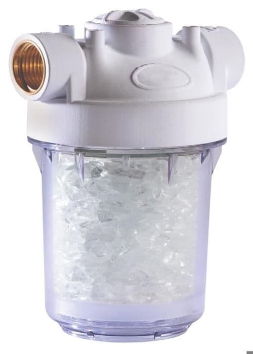 Mini anti-kalkfilter för varmvattenberedare