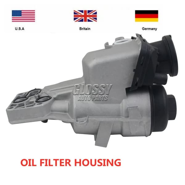 Oliefilterhus, OE 31338685, Kompatibel med flere Volvo-modeller, Holdbar konstruktion