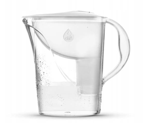 Dafi POZ03152, Vattenfilter kanna, 2,4 l, Translucent, Vit