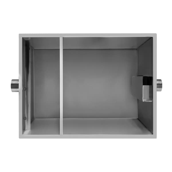 Commercial Grease Trap Under Sink Interceptor Stainless Steel Waste Fat Oil Water Separator Filter Restaurant Kitchen Takeaway Hotel Café 50mm