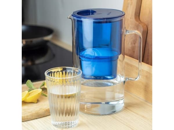 Wessper Aquamax Crystalline sininen suodatinkannu + 1 patruuna