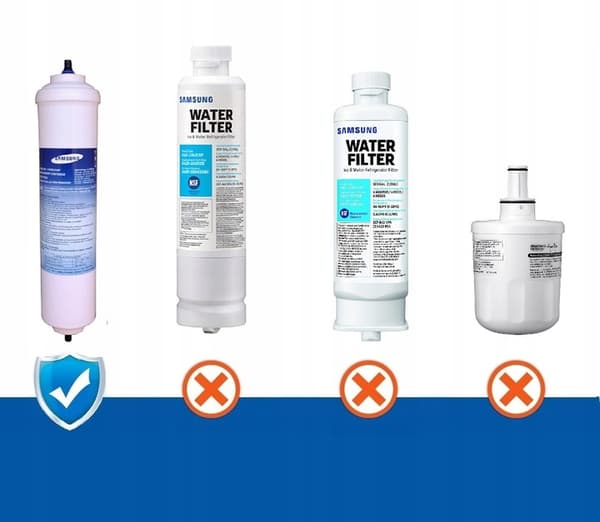 Högkvalitativ uppsättning med 2 ersättningsfilter för Samsung DA29-10105J HAFEX/EXP kylskåp / 2 x Water filter cartridge for refrigerator
