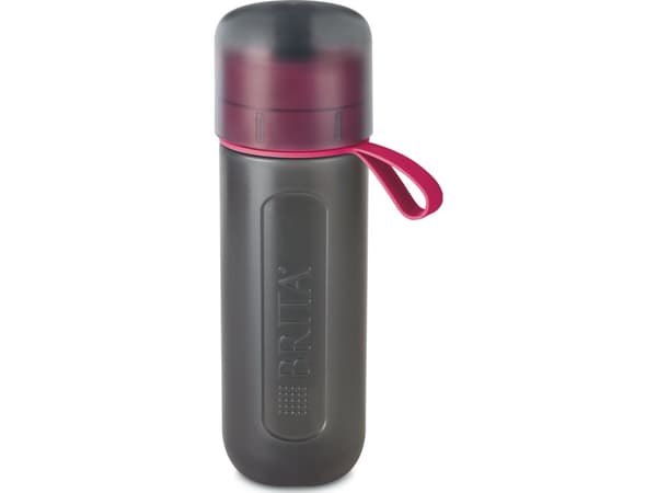BRITA Fill&Go Active - Vattenfiltreringsflaska - Storlek 8.1 cm - Höjd 28 cm - 0.6 L - rosa