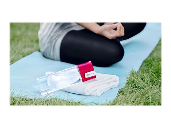 BRITA Fill&Go Vital - Vattenfiltreringsflaska - Storlek 7.2 cm - Höjd 22 cm - 0.6 L - rosa