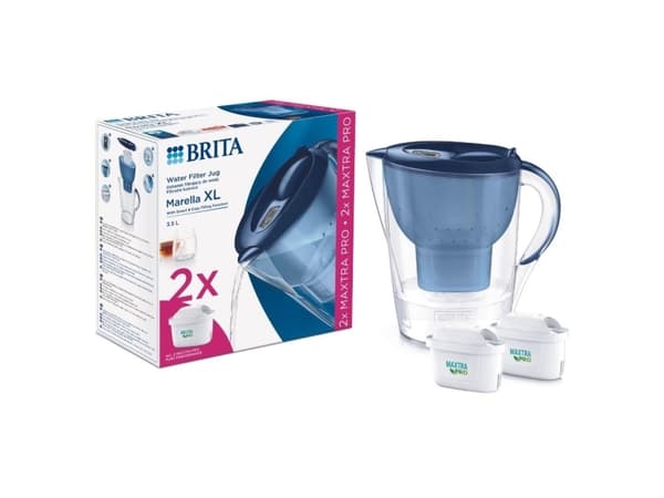 Brita filterkanne Brita MARELLA XL vannfilterkanne, 3,5 l, blå