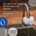 Miniatyrbild 2 av 7: Kranfiltreringssystem - BRITA - ON TAP V - 600 L filtrerat vatten / 4 månader - 3 användningssätt - 5 adaptrar ingår