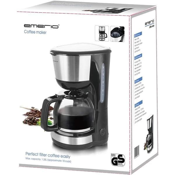 Emerio - Filterkaffebryggare 1,25 l