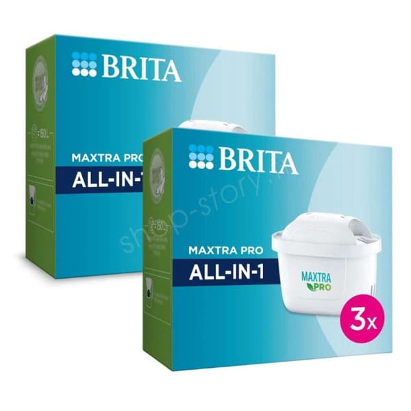 Paket med 6 BRITA PRO filterpatroner för kannor (upp till 450L)