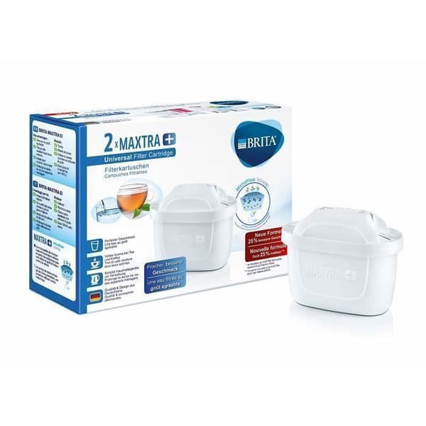 Vattenfilterpatron - Brita - MAXTRA+ - 2 stycken - 100% återvinningsbar - MAXTRA FlowControl: Ja