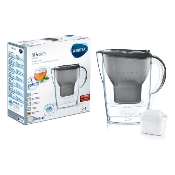 Brita Marella Vattenfilterkanna 2,4L Grå/Transparent