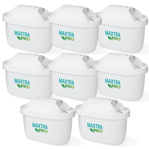 Vattenfilter - BRITA - Maxtra PRO - 8 stycken - Minskar kalk - Förbättrar smak på vattnet