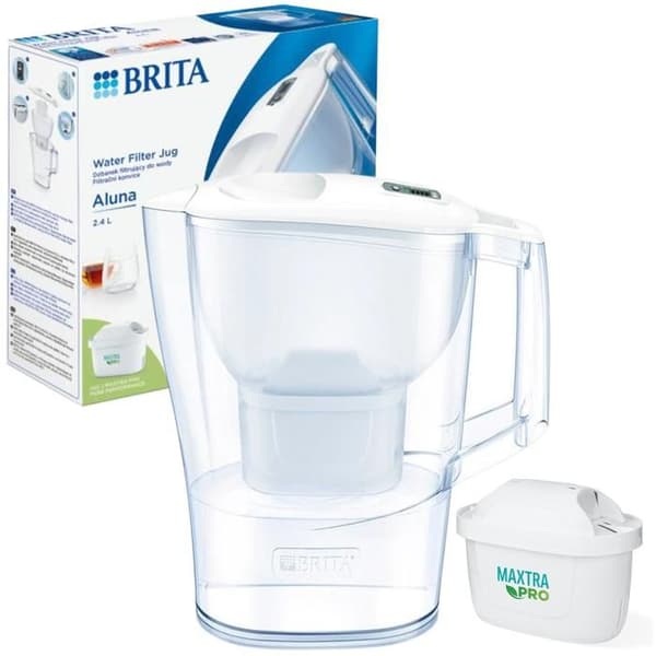 Filterkanna - BRITA - Vit 2,4 L - Flerfärgad - 11 cm x 28 cm