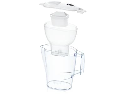 Brita Aluna, Vattenfilter kanna, 2,4 l, Transparent, Vit