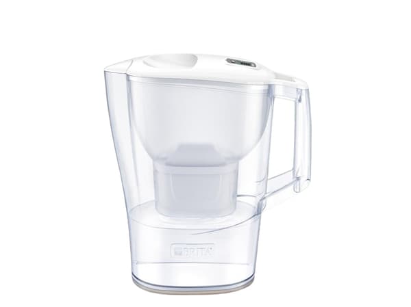 Brita Aluna, Vattenfilter kanna, 2,4 l, Transparent, Vit