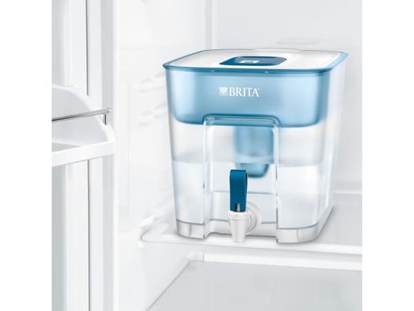 Brita Flow, Dispenser, 8,2 l, Blå, Gjennomsiktig