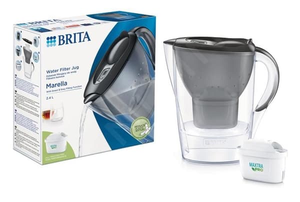 Filtreringskaraff - Brita - Marella Cool Memo - 2,4 L - Grafit - Filtrering MAXTRA+