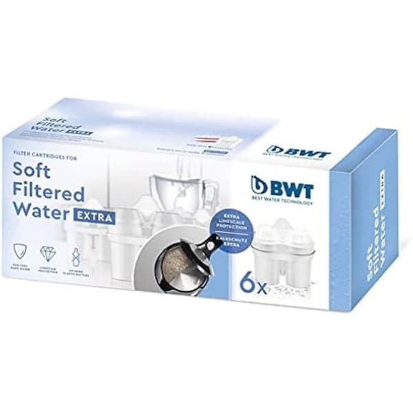 Filtretuber - BWT - 814560 - Paket med 6 - Energibesparing 0 kW - Blandad