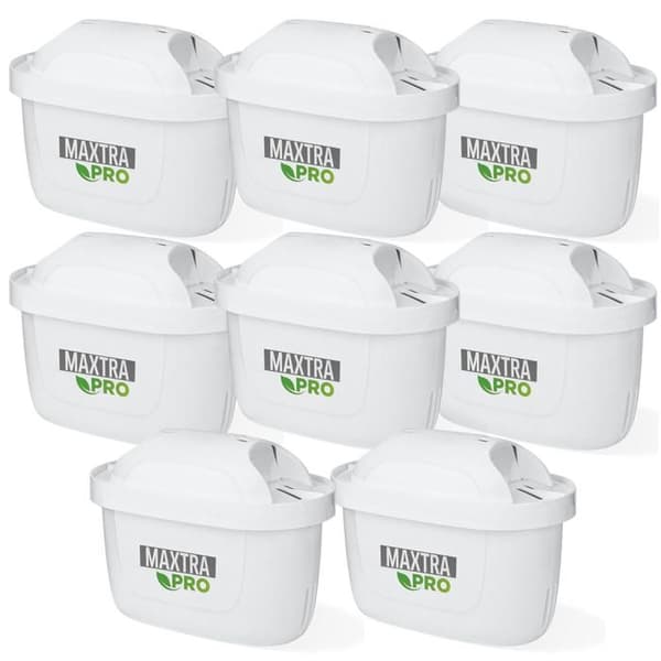 Vattenfilter - BRITA - MAXTRA PRO HÅRT VATTEN EXPERT - 8 patroner - Minskning av kalk - 150L