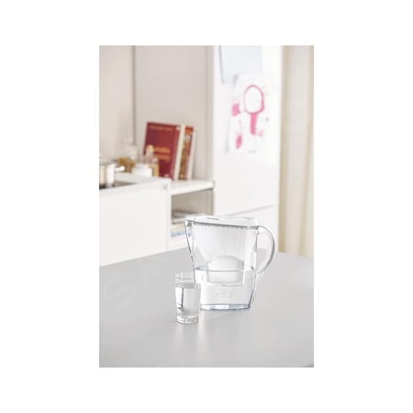 Brita Carafes Marella Cool Memo filterkanna, volym 2,4 l, MX PRO-filter, vit 1052789