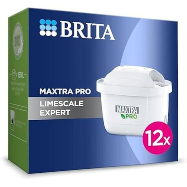 Filtrering för vatten BRITA MAXTRA PRO Limescale Expert förpackning med 12 filter - NYA GENERATIONENS FILTER - Perfekt för