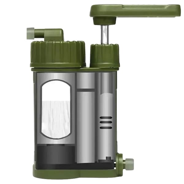 Nødvandfilter, 2000L kapacitet, hurtig gennemstrømning, letvægts og kompakt