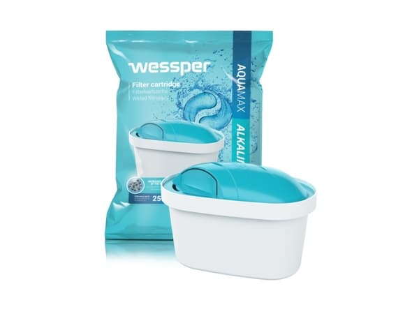 Wessper WES003-ALKALINE, Vattenfilter till dispenser, Blå, Vit