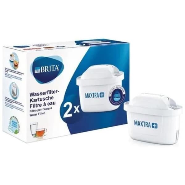 BRITA Paket med 2 MAXTRA+ patroner för filterkannor
