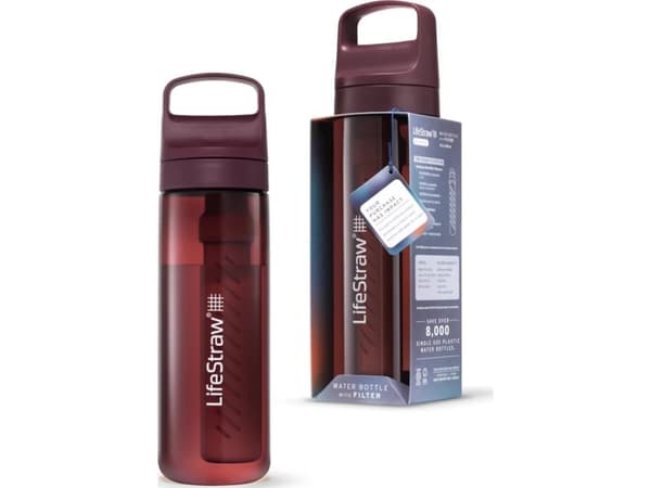 LifeStraw LifeStraw Go 2.0 Red 0.65L Merlot Me Away suodatinpullo