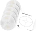 Miniatyrbillede 2 af 2: Pet Fountain Erstatningsfiltre, Triple Filtreringssystem, 5 Pakke,10stk EN Kasse