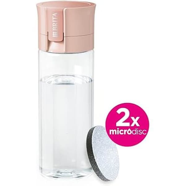 BRITA filterflaska - Vital - Aprikos - 2 MicroDisc-filter - 600 ml