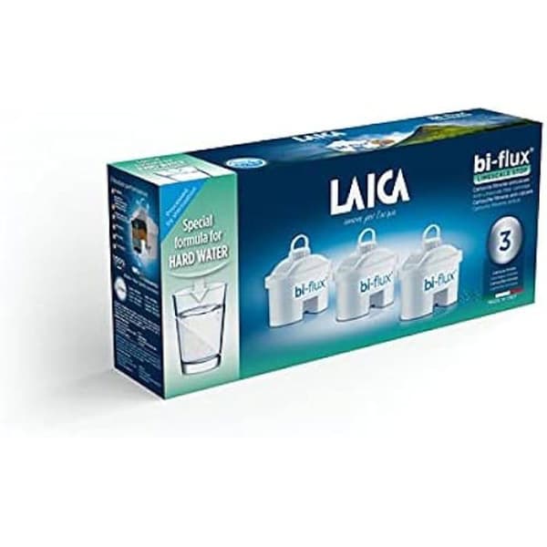 Vattenfilter - LAICA - BI-FLUX - Set med 3 - Effektiv filtrering - Idealisk för överskottsvärme