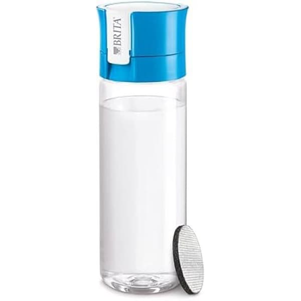 BRITA Fill&amp;Go Vattenfilterflaska 0,6 L - Transparent Blå
