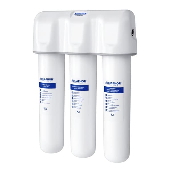 Aquaphor Crystal -läpivirtaussuodatin juomavedelle (K3, K2, K7)