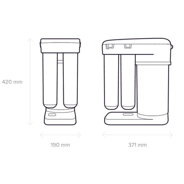 Omvänd osmos Morion RO-101S Aquaphor, 7,8l/h