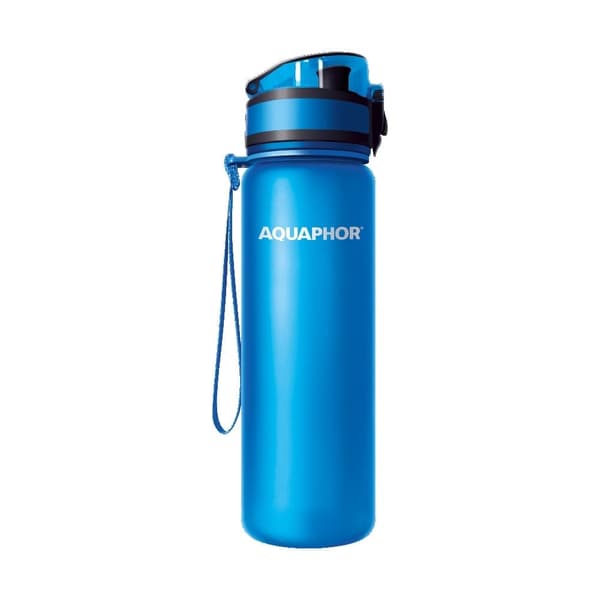 Aquaphor City -suodatinpullo 0,8L, Sininen
