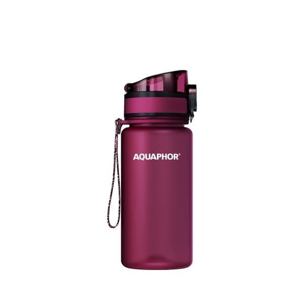 Aquaphor City-filterflaska 0,35L, Körsbärsröd