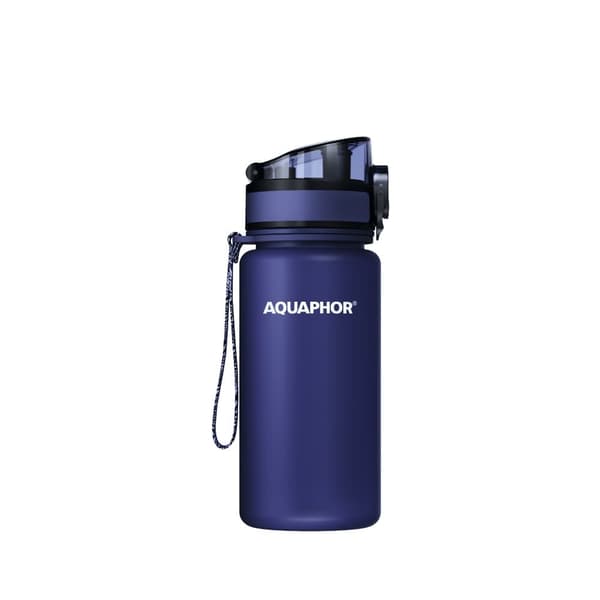 Aquaphor City-filterflaska 0,35L, Mörkblå
