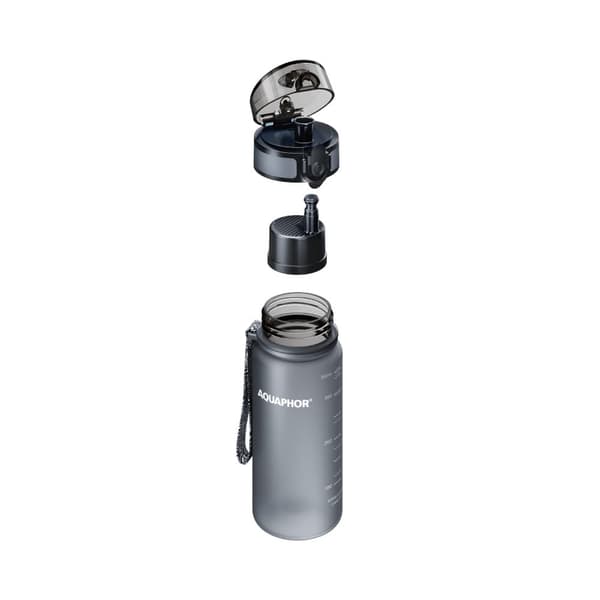 Aquaphor City -suodatinpullo 0,35L, Harmaa