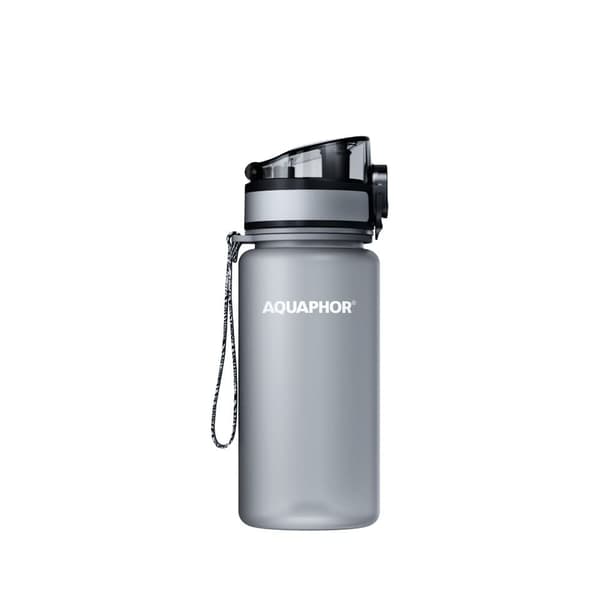 Aquaphor City -suodatinpullo 0,35L, Harmaa
