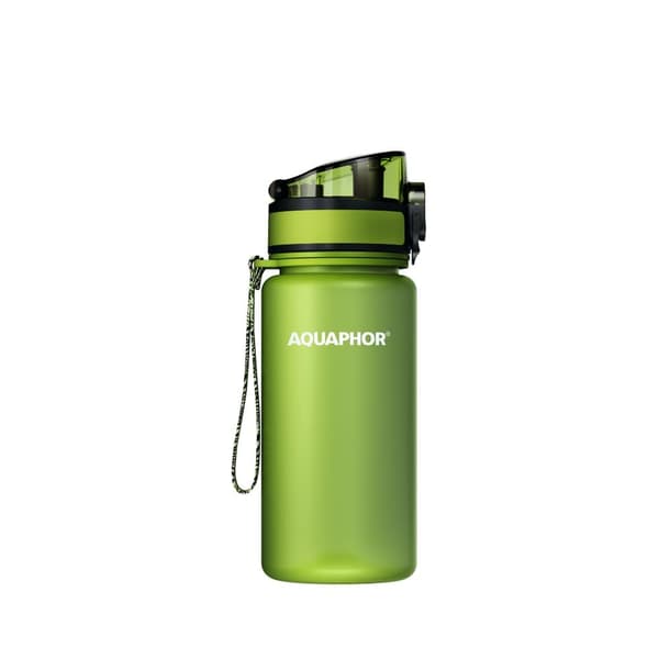 Aquaphor City-filterflaska 0,35L, Limegrön