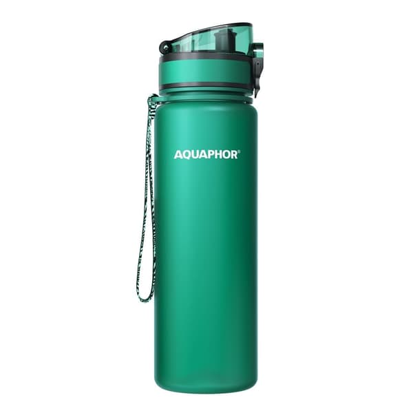 Aquaphor City-filterflaska 0,5L, Smaragdgrön