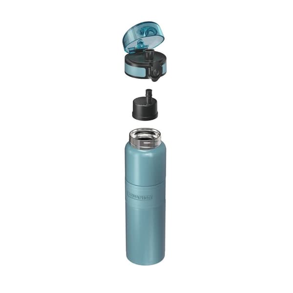 Aquaphor City Cool -suodatintermospullo kylmälle vedelle 0,5L, Turkoosi