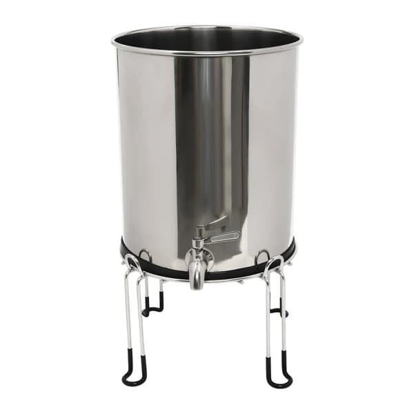 Gravitationstrukket Vandfilter System, 2,25 Gallon Kapacitet, Holdbart 304 Rustfrit Stål,Sølv