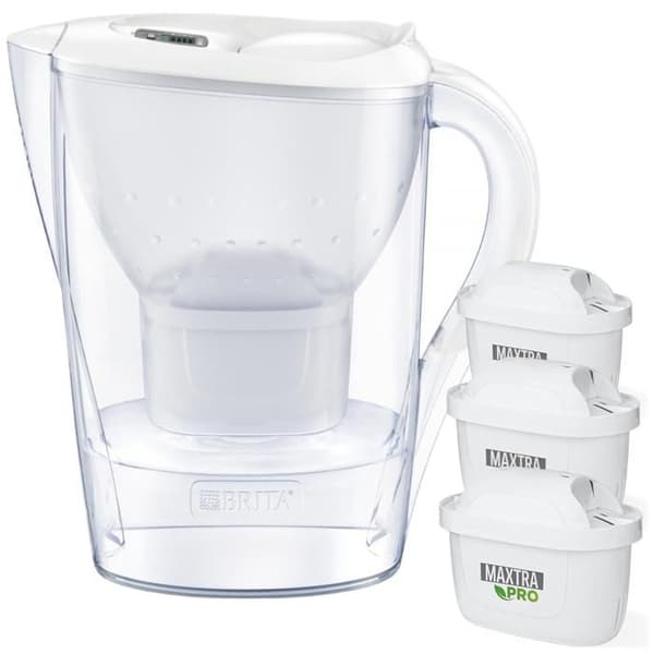 Karaff filtret - Brita - Marella Cool - 2,4 L - 3 Maxtra PRO-filter - Vit