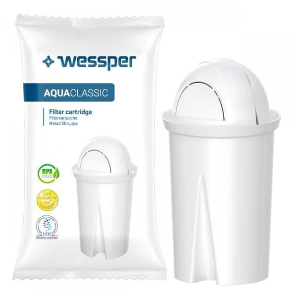 Wessper AquaClassic filterkanna 3,5L blå med 1 filterpatron