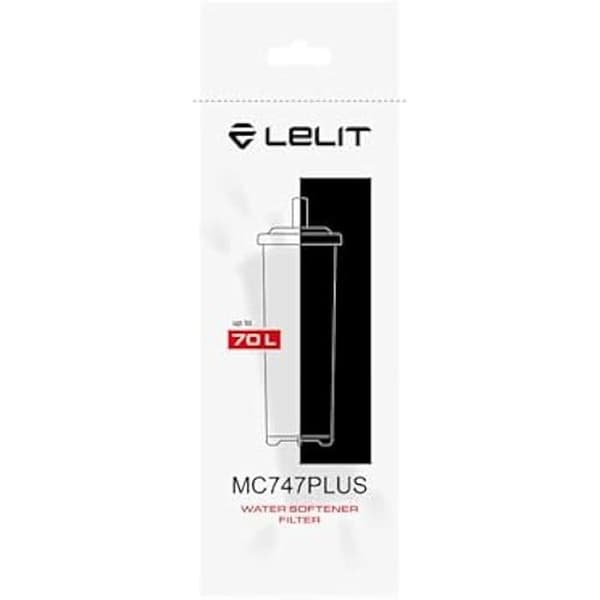 Vattenavhärdningsfilter - LELIT - PLA930M - Paket om 2 - Vit - Kationisk resin