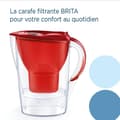 Miniatyrbild 2 av 6: Brita Karafffilter Marella Röd (2,4L) Ingår 1 filterpatron MaxTra Pro Allt-i-1