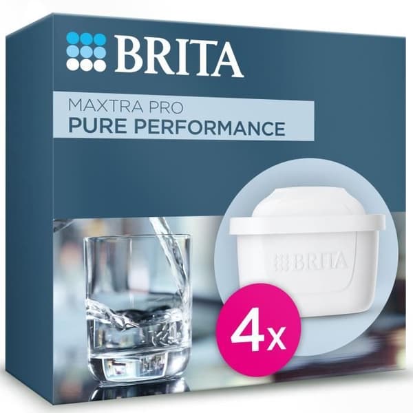 BRITA-suodatinpatruuna - Maxtra Pro All-In-1 - 4 kpl pakkaus - Jopa 600 litraa suodatettua vettä