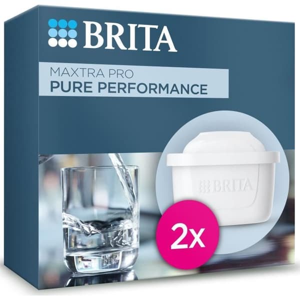 BRITA-suodatinpatruuna - Maxtra Pro All-In-1 - 2 kpl pakkaus - Jopa 300 litraa suodatettua vettä